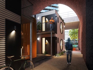 Funky living pods