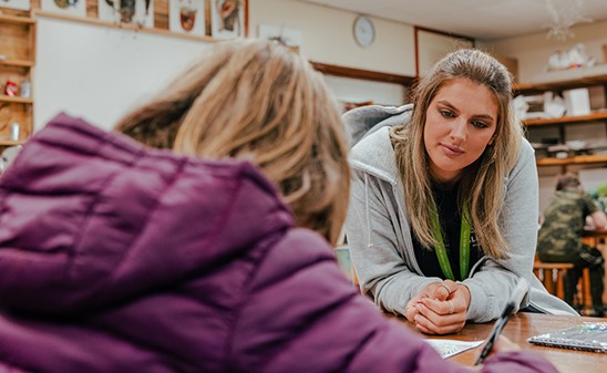 Isle Listen counsellor in action