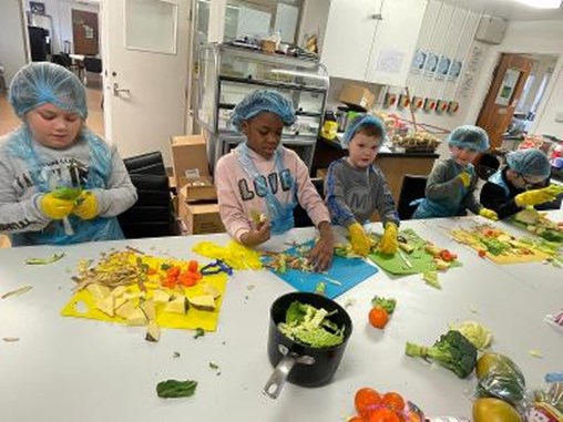 Children taking part in activities at Liverpool Six